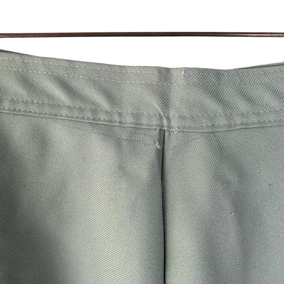 Vintage 70s Green High Rise Wide Leg Medium Tall - Picture 10 of 14